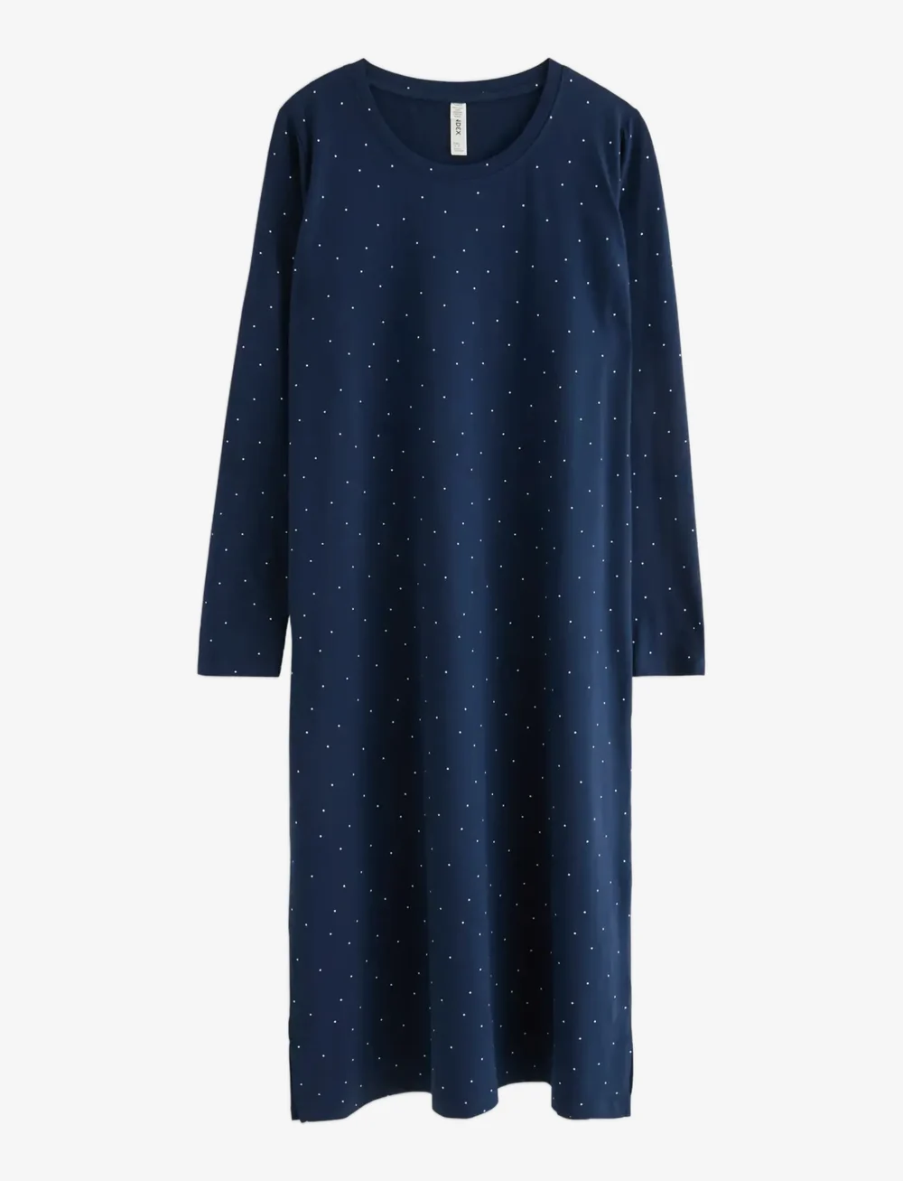 Lindex - LS nightdress aop jersey - nightdresses - navy - 1