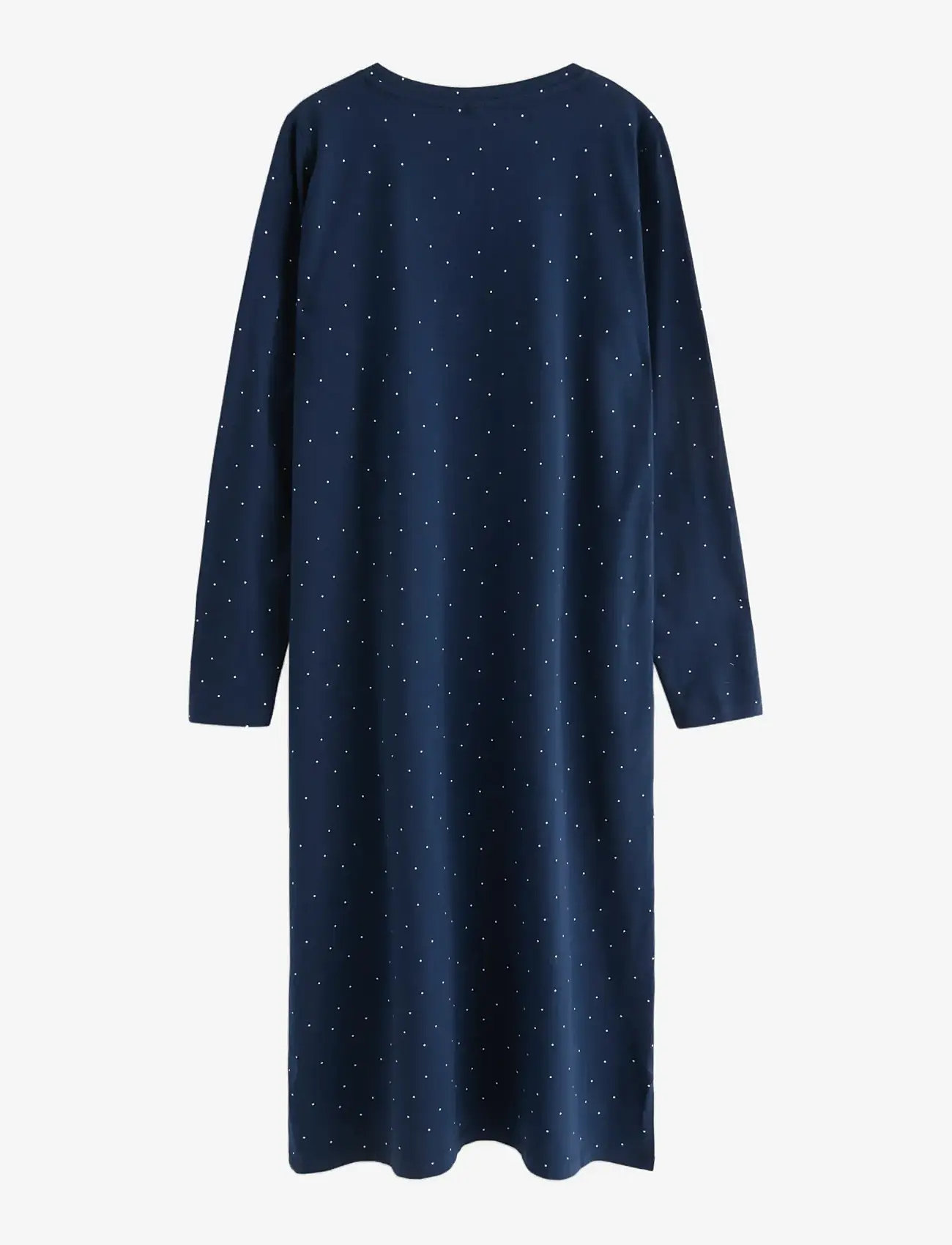 Lindex - LS nightdress aop jersey - navy - 2