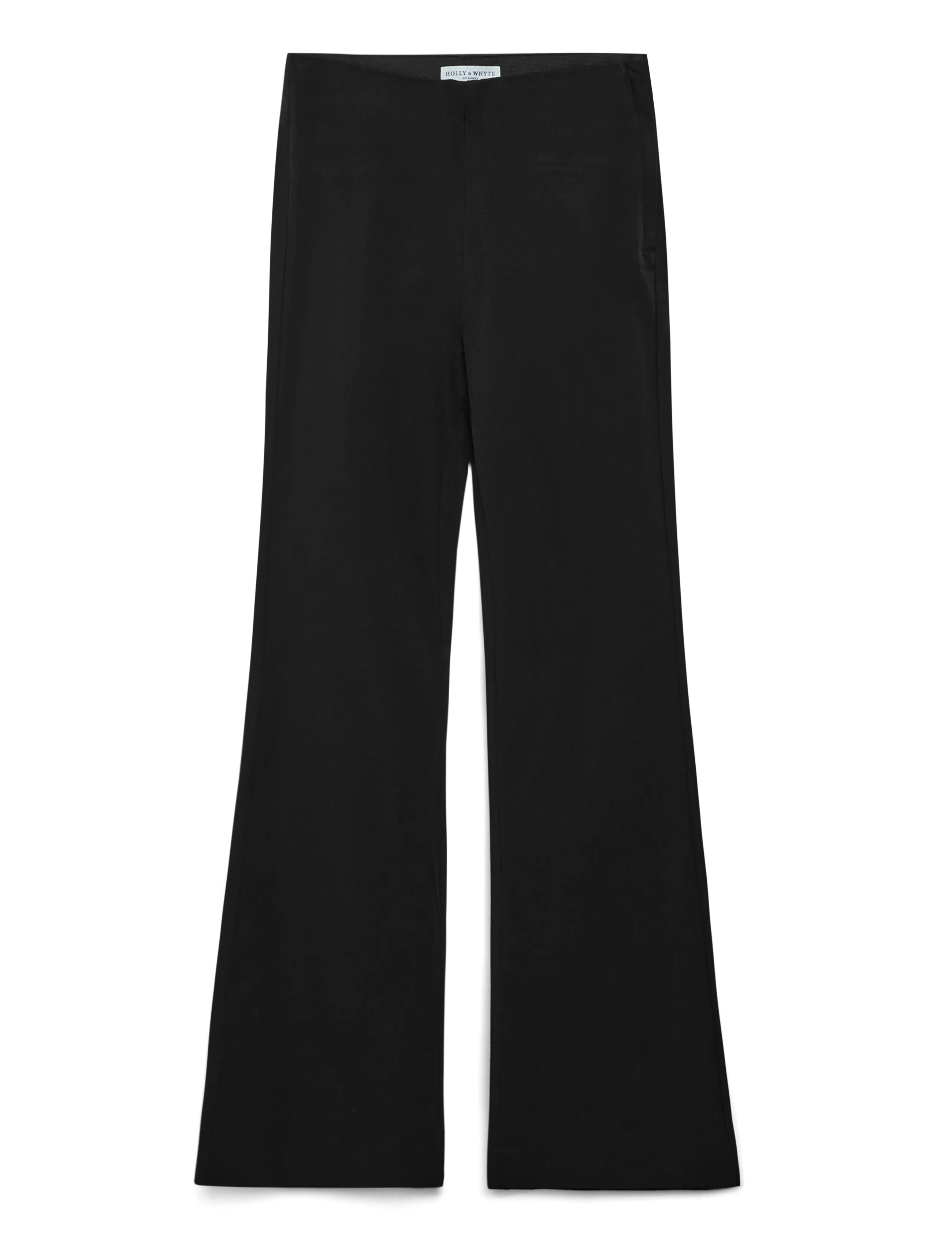 Lindex Trousers Jenny Flare - Püksid - BLACK / black