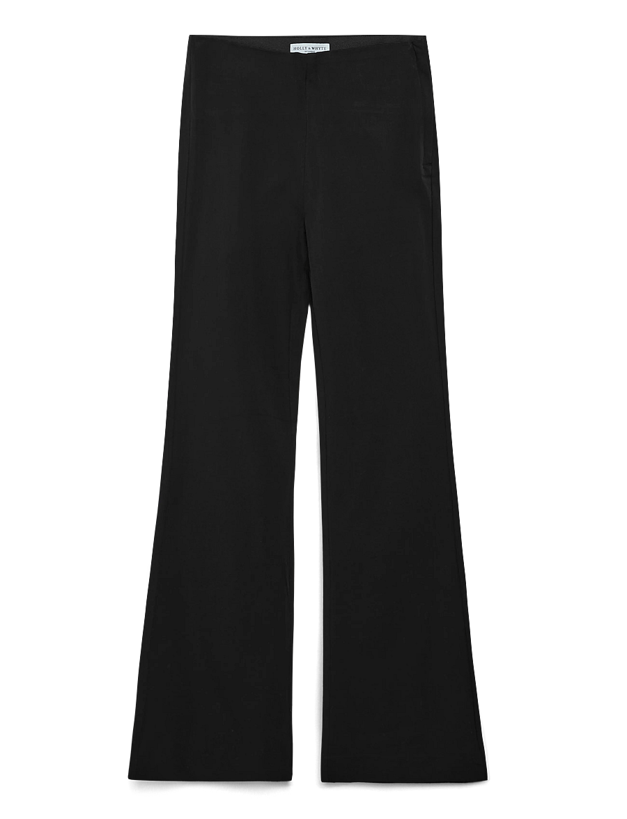 Lindex - Trousers Jenny Flare - ar zvanveida galiem - black - 1