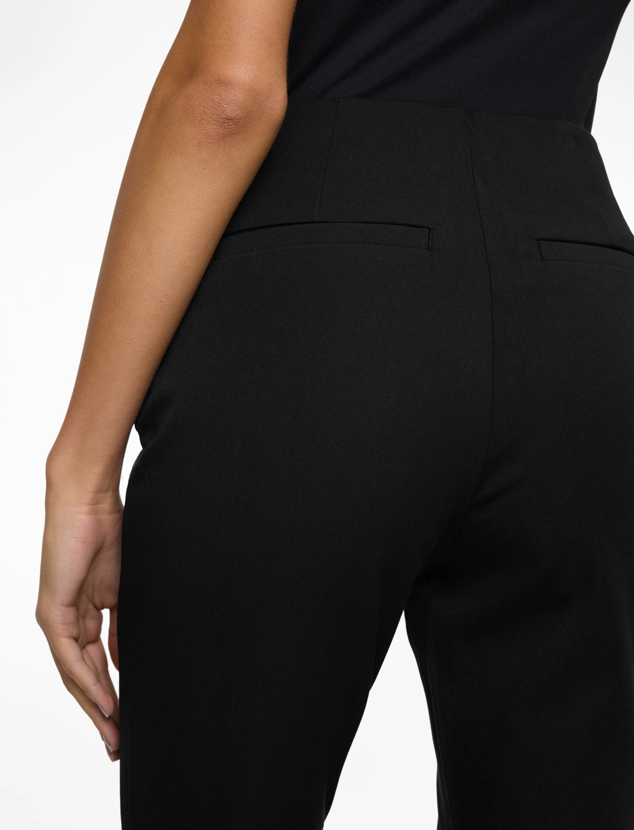 Lindex - Trousers Jenny Flare - flare bukser - black - 5