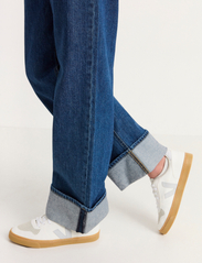 Lindex - Trousers denim Vanja folded le - loose jeans - dark denim - 4