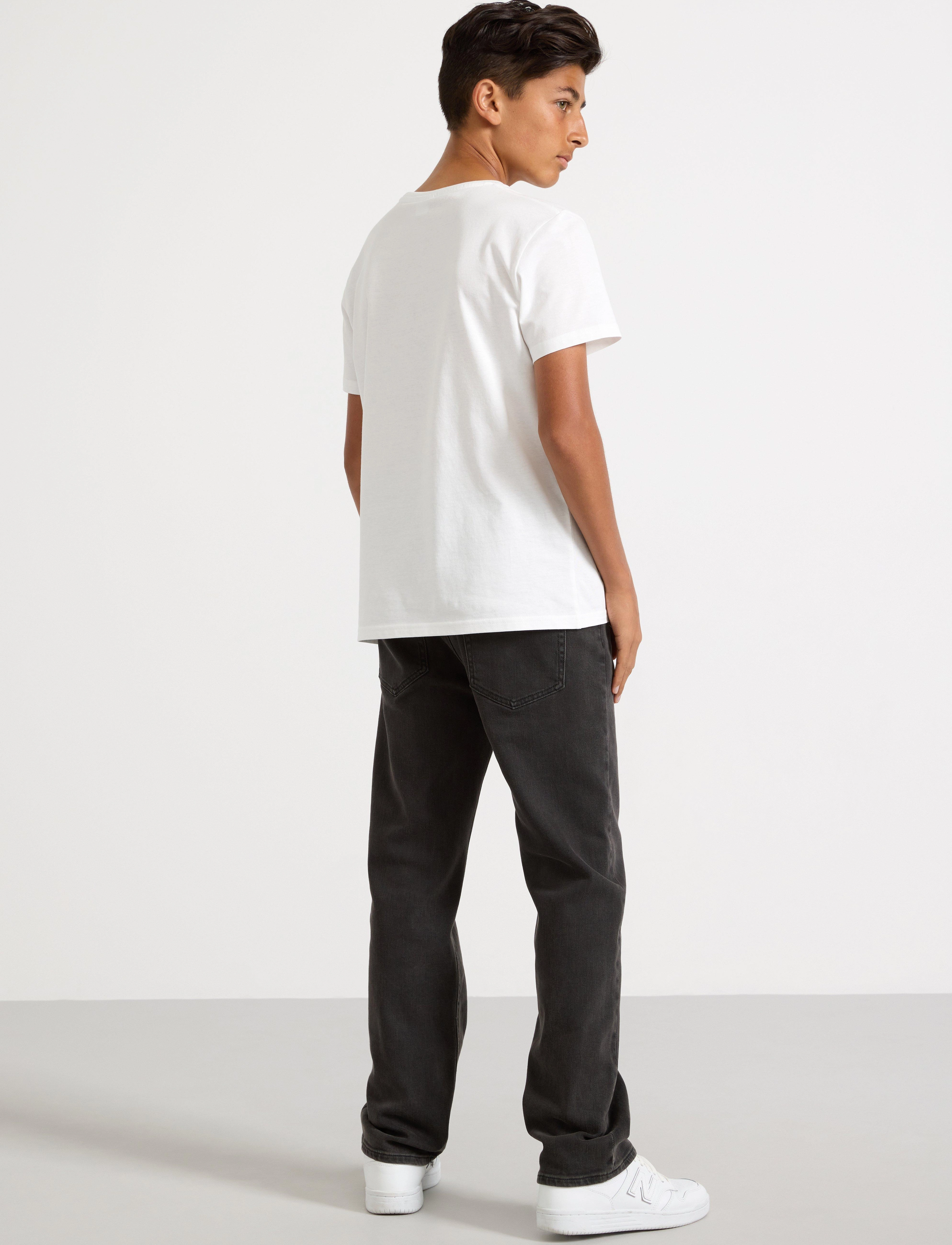 Lindex - Trousers denim Vilgot wide leg - brede jeans - black - 3