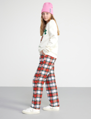 Lindex - Pajama trousers checked flanne - mažiausios kainos - off white - 4