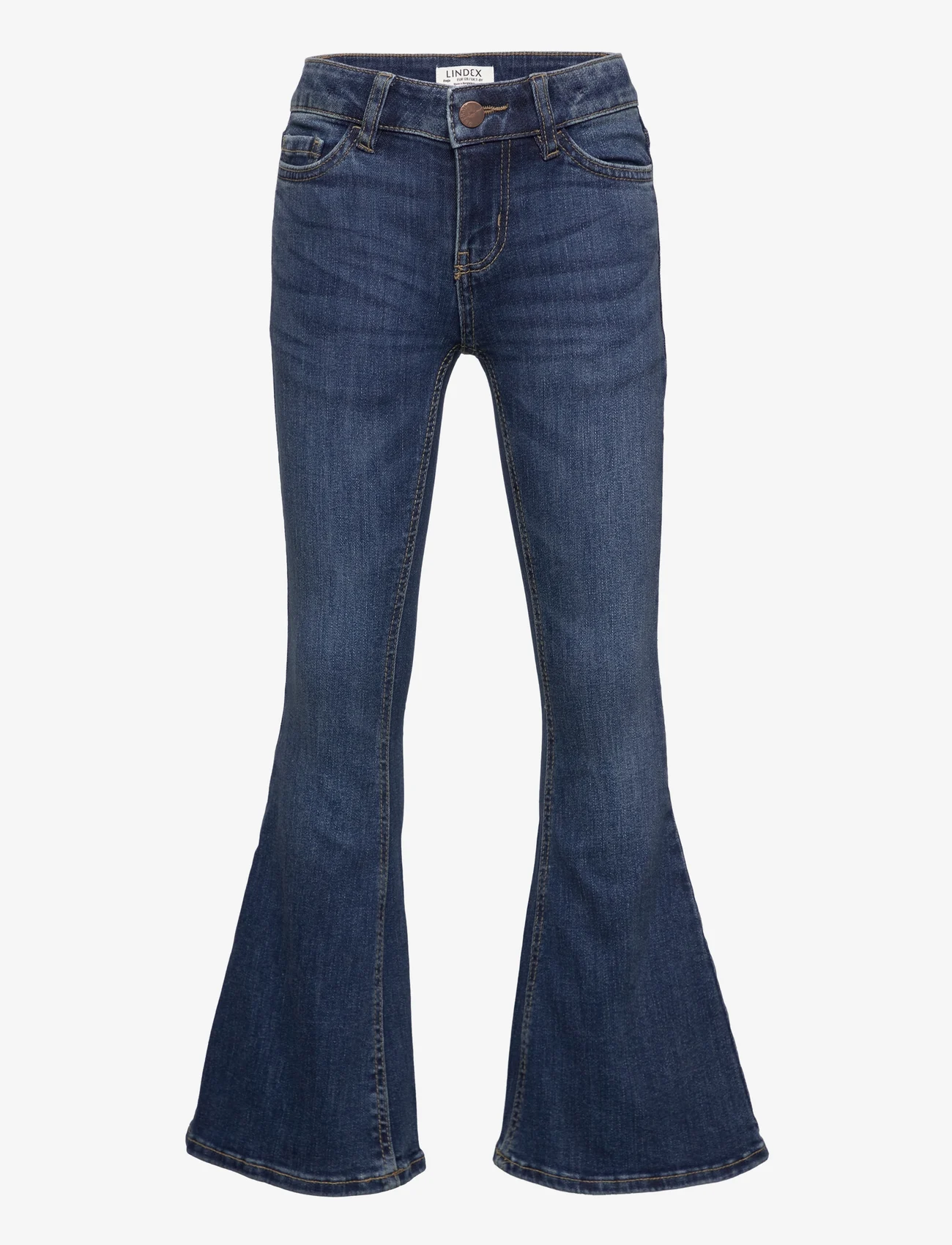 Lindex - Trousers denim Freja flare blu - bootcut jeans - washed denim - 0