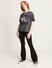 Lindex - T shirt Rio and flare set - pyjamassæt - dark grey - 6