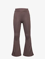 Lindex - Trousers Grace flare brown - mažiausios kainos - brown - 0