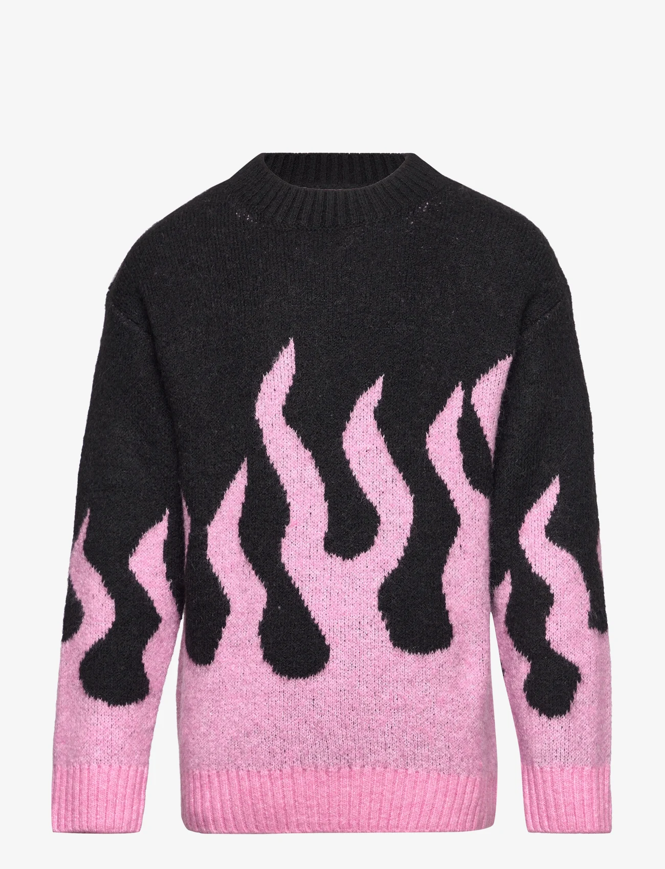 Lindex - Sweater knitted pattern - džemprid - black - 0