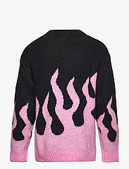 Lindex - Sweater knitted pattern - džemperi - black - 1