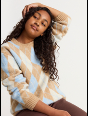 Lindex - Sweater knitted pattern - džemperi - light blue - 3
