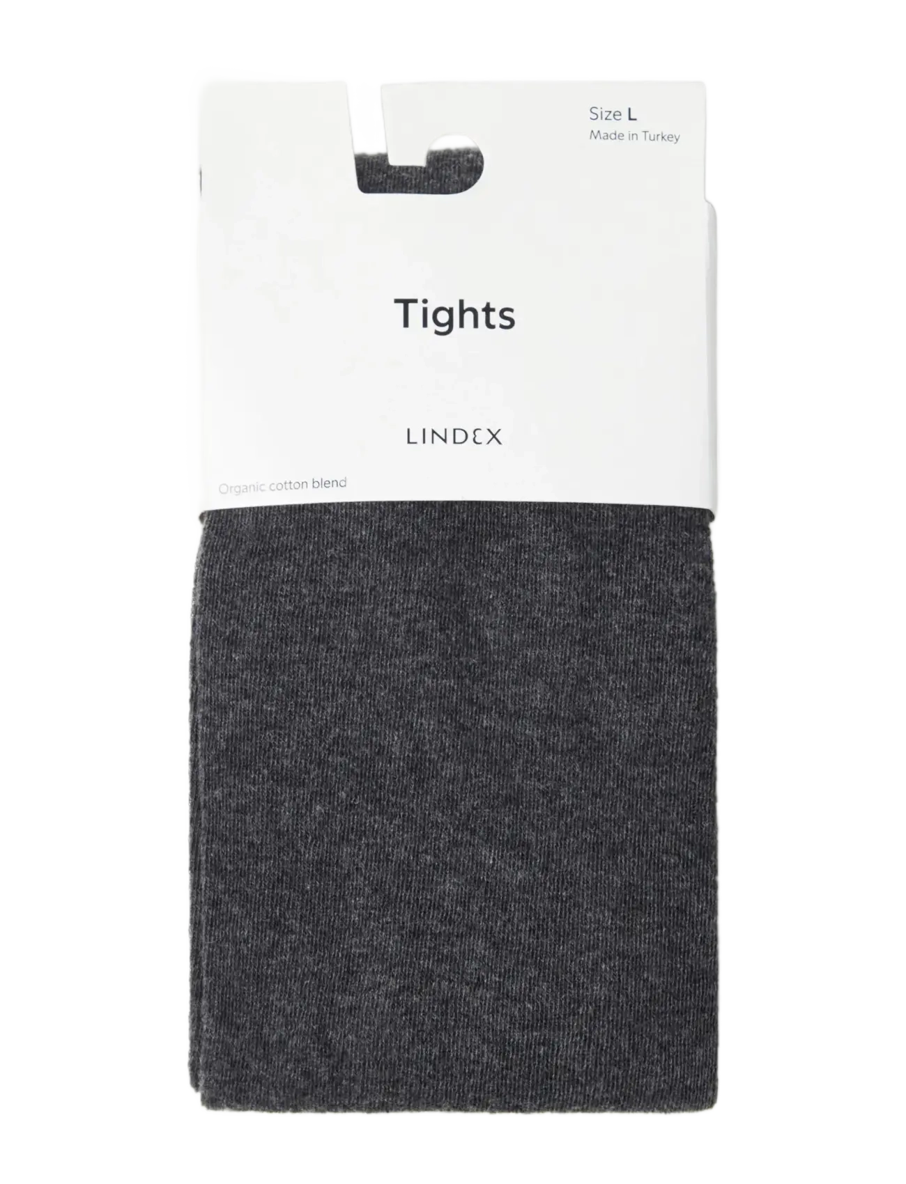 Lindex - Knitted cotton blend tights - dark grey - 3