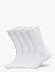 Lindex - Sock 4 pack Sporty Rib - white - 0