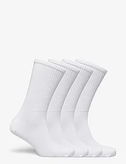 Lindex - Sock 4 pack Sporty Rib - white - 1
