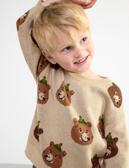 Lindex - Sweater knitted bear - džemprid - beige - 2