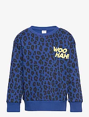 Lindex - Sweater AOP street leopard - sweatshirts - blue - 0