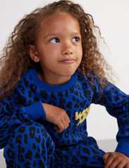 Lindex - Sweater AOP street leopard - sweatshirts - blue - 4