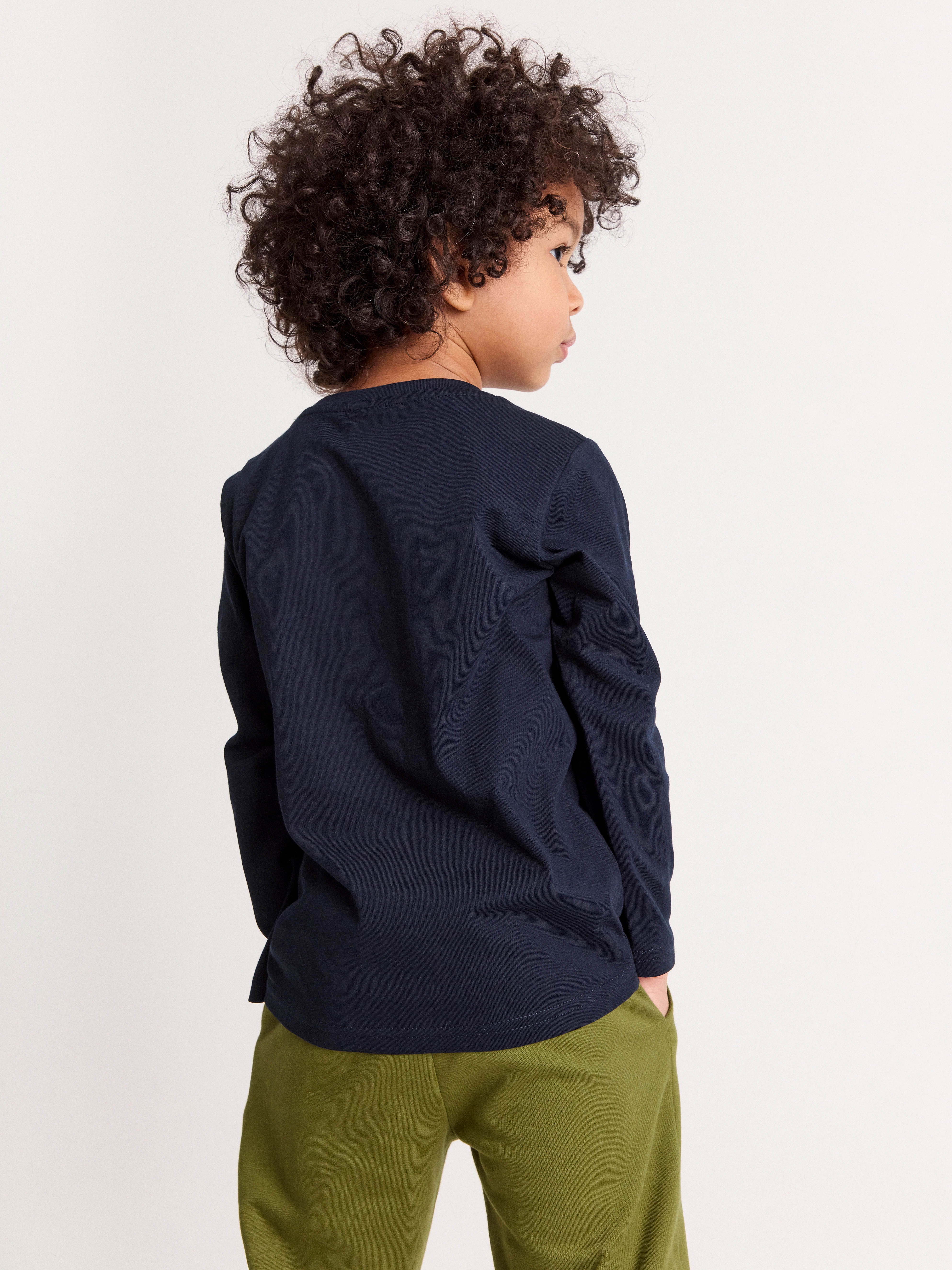 Lindex - Top LS Placed Working trucks - dark navy - 5