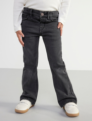 Lindex - Trousers denim Freja black - tavalised teksad - black - 2