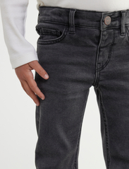 Lindex - Trousers denim Freja black - tavalised teksad - black - 4