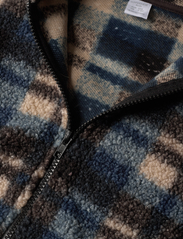 Lindex - Sweatshirt pile jacket aop - džemperiai su gobtuvu - off black - 6
