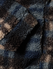 Lindex - Sweatshirt pile jacket aop - kapuzenpullover - off black - 7