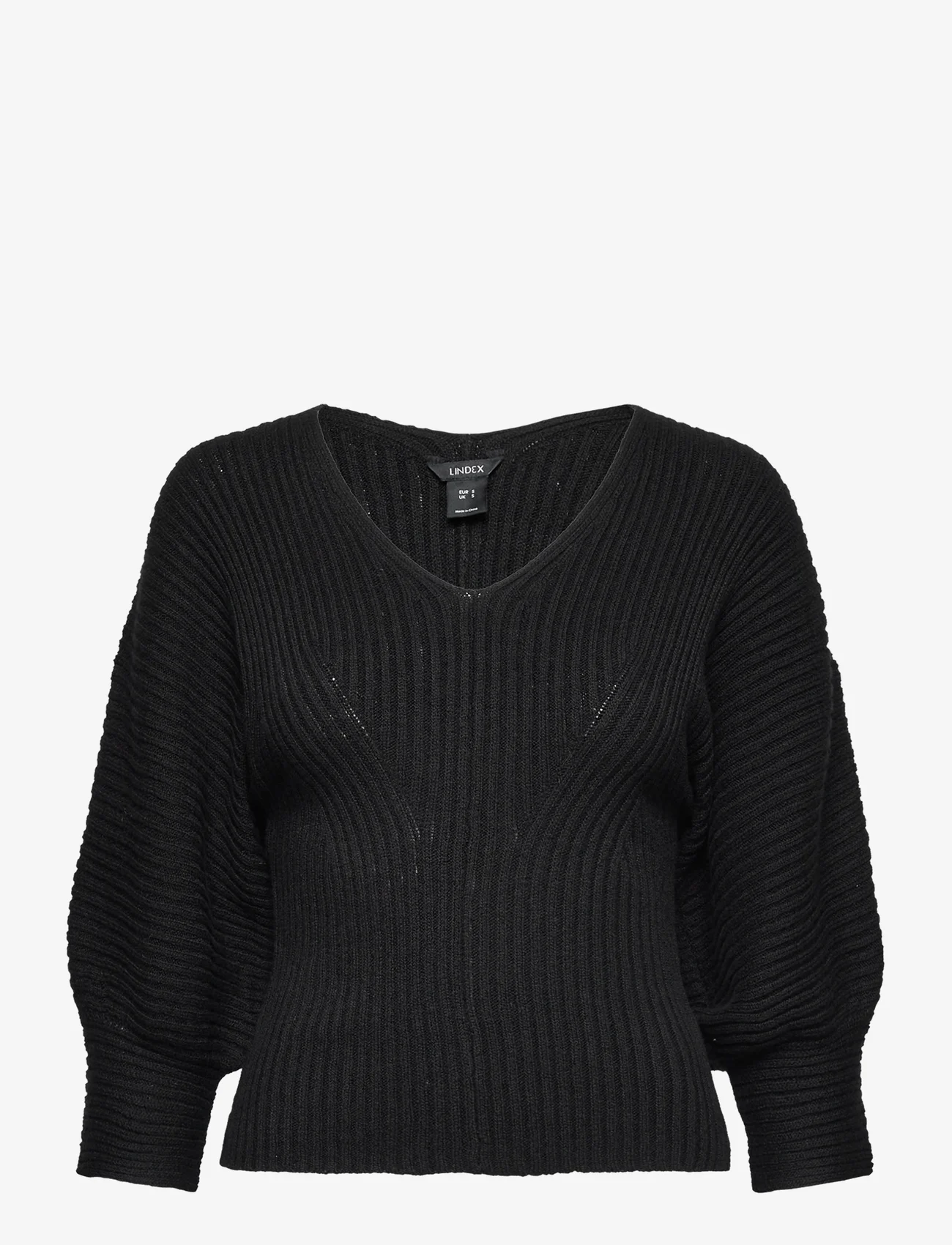 Lindex - Sweater Diana - mažiausios kainos - black - 0