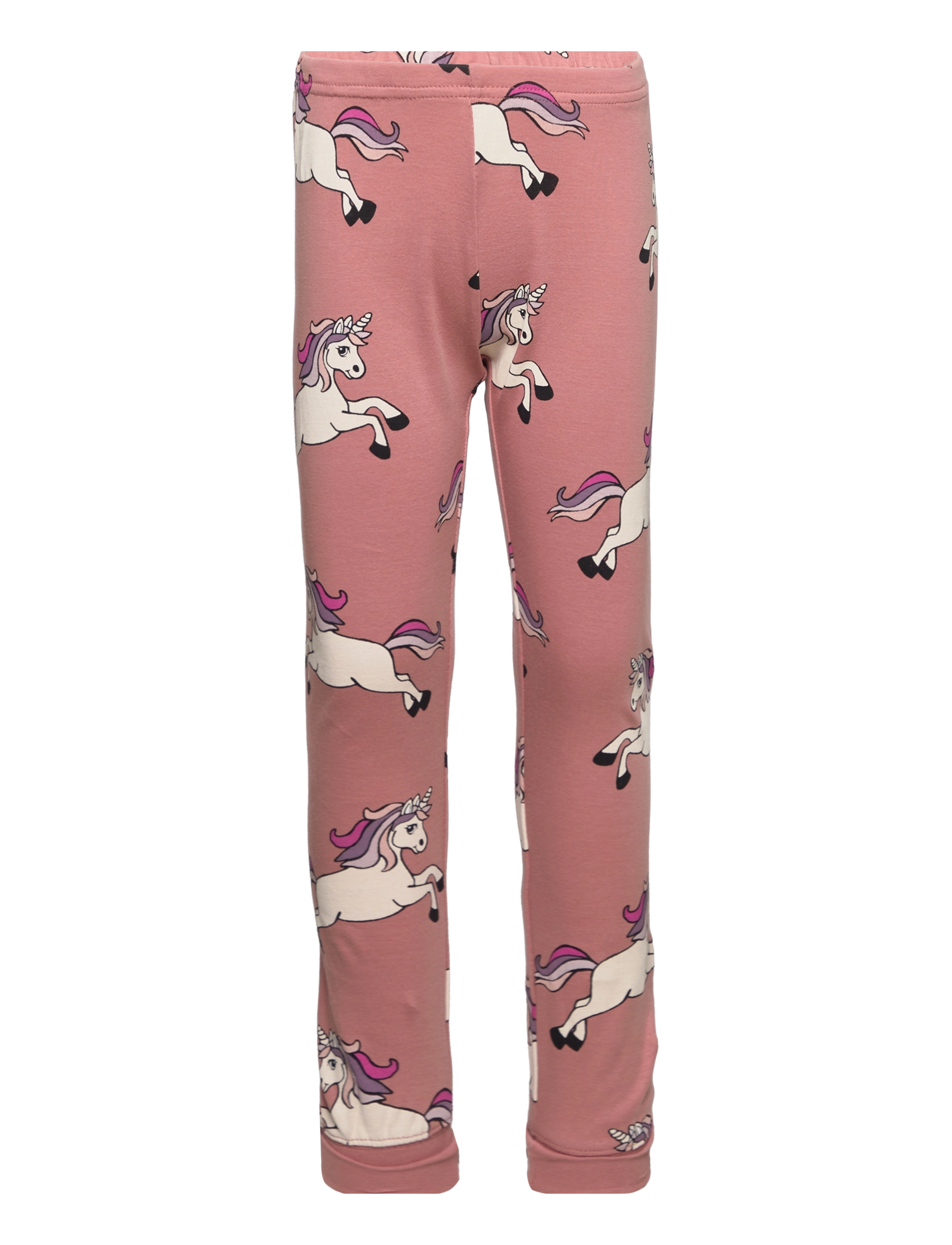 Lindex - Pajama Sg AOP Unicorn Horse - dusty pink - 2