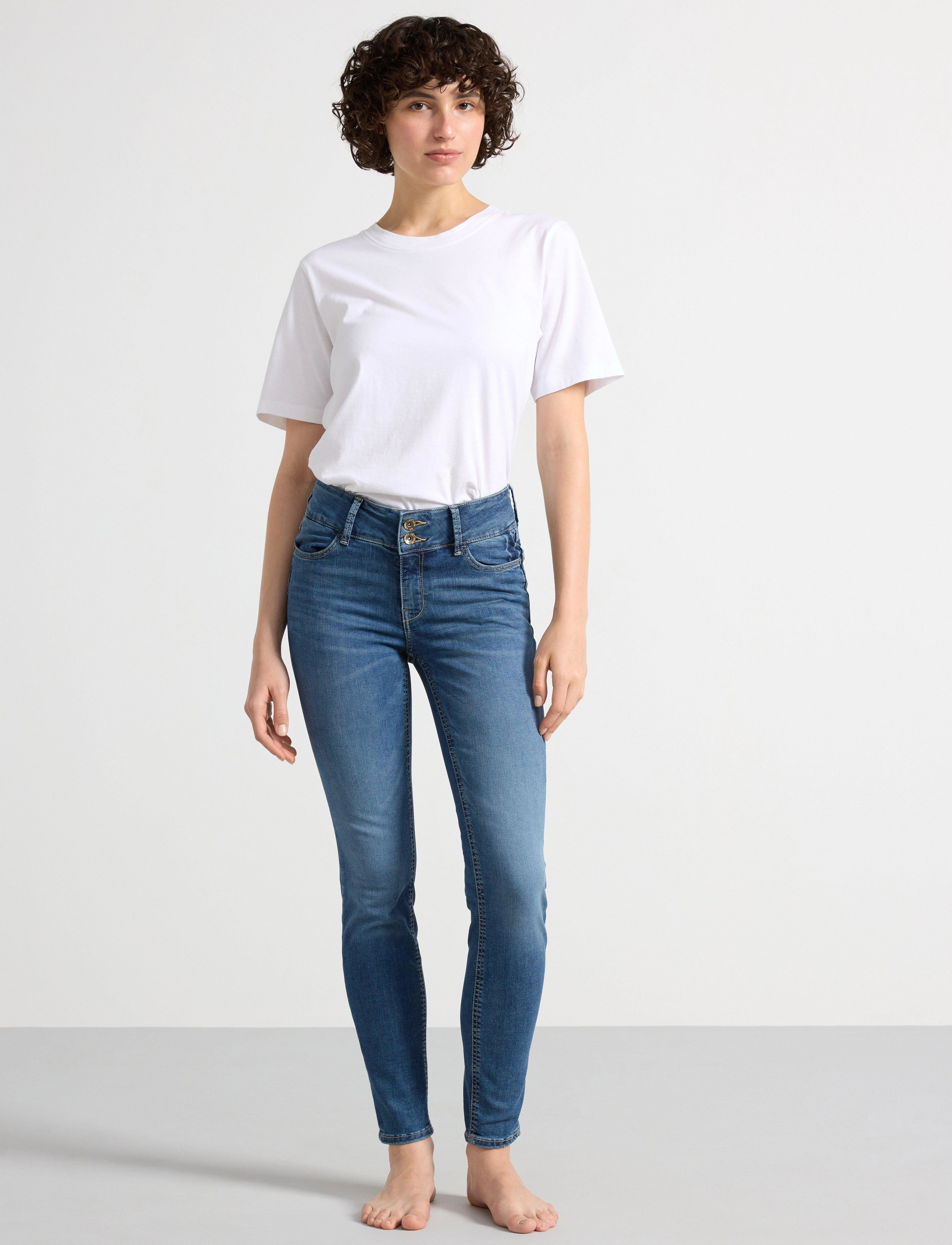 Lindex Trouser denim Lilly mid blue - Jeans - DENIM BLUE / blue