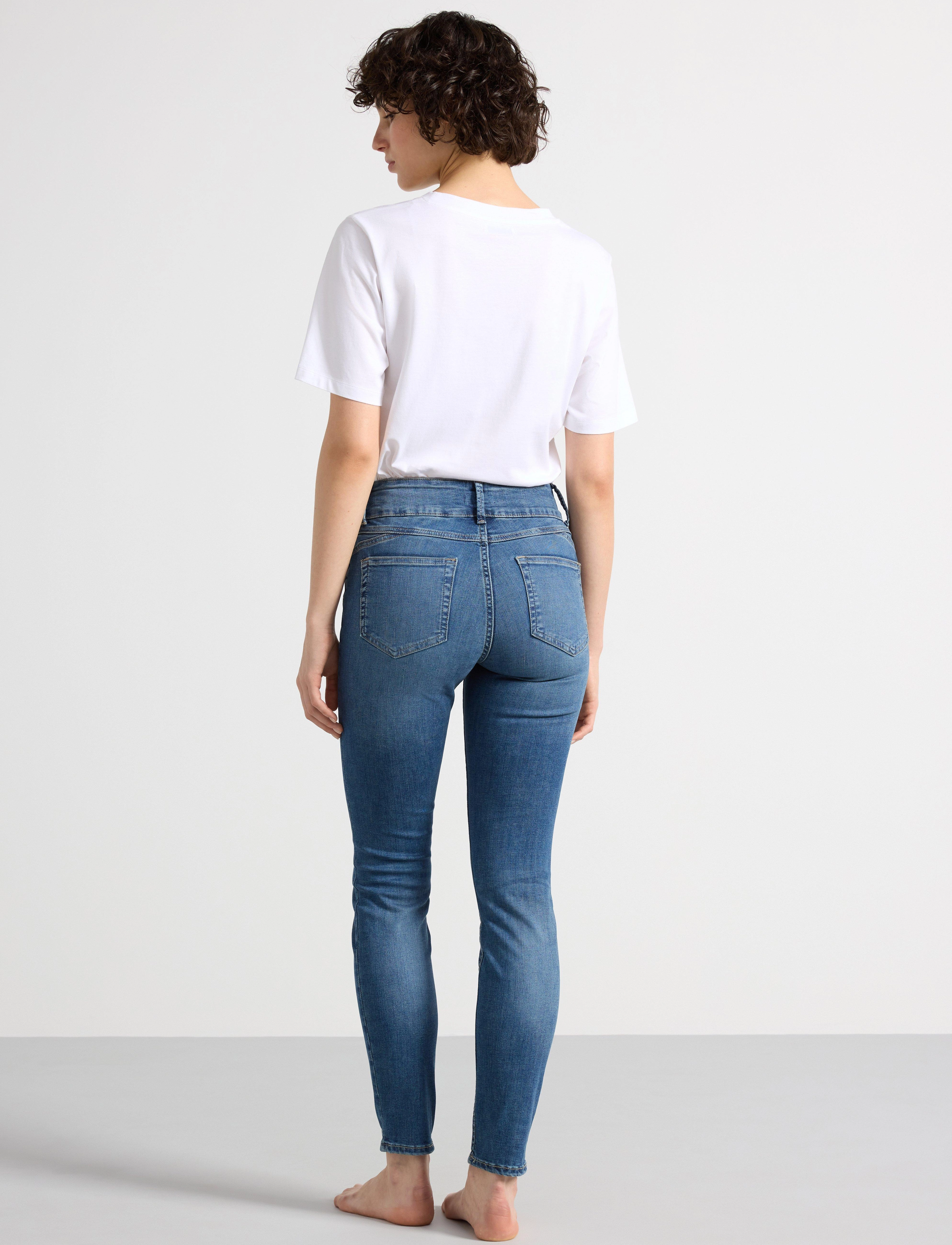 Lindex - Trouser denim Lilly mid blue - skinny jeans - denim blue - 3