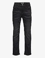 Trousers Denim Sture lined bla - BLACK