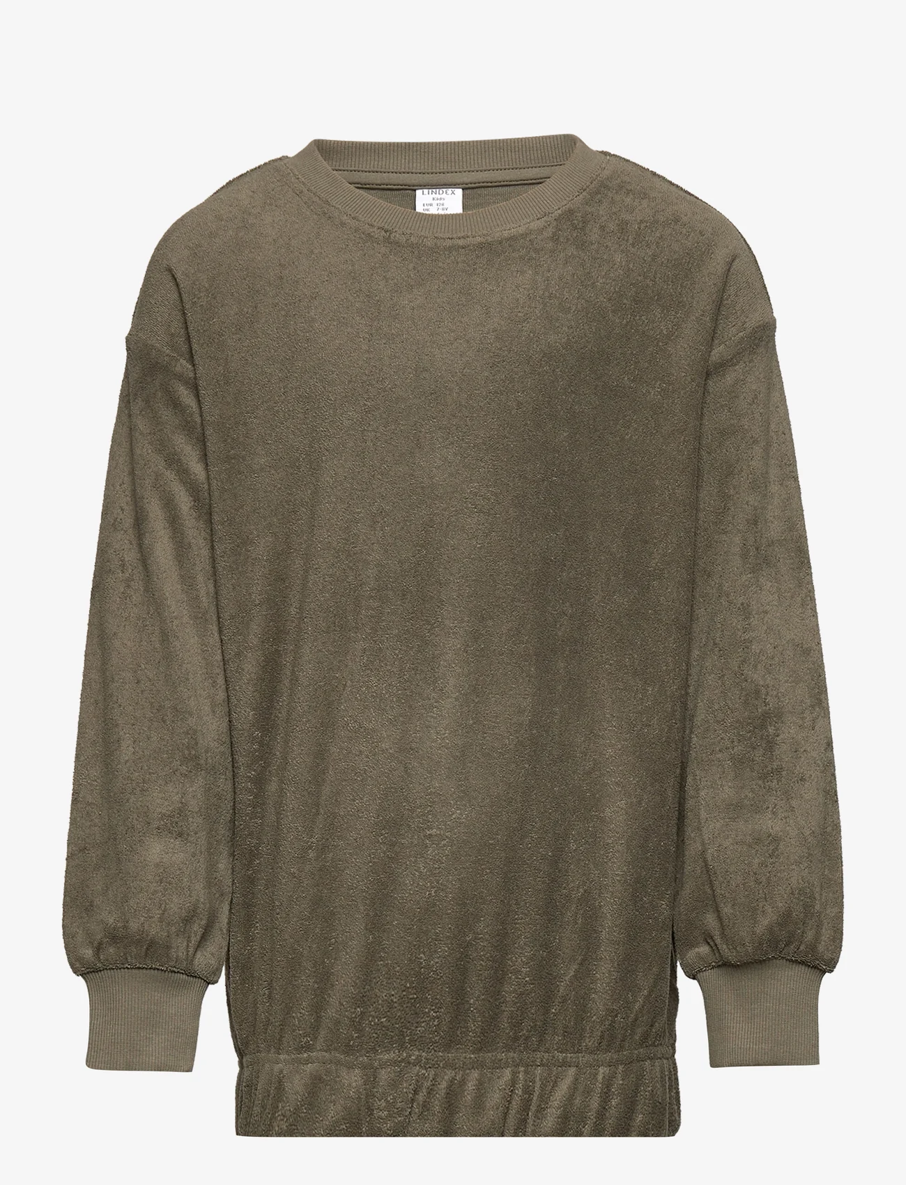Lindex - Sweater terry - sweatshirts - lt dusty khaki - 0