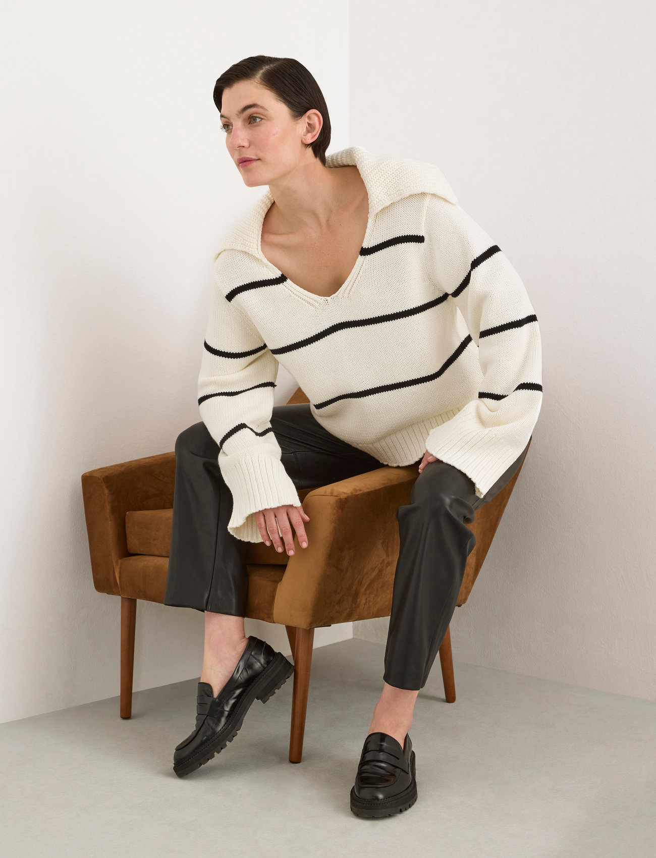 Lindex - Sweater Rana - swetry - light white - 0