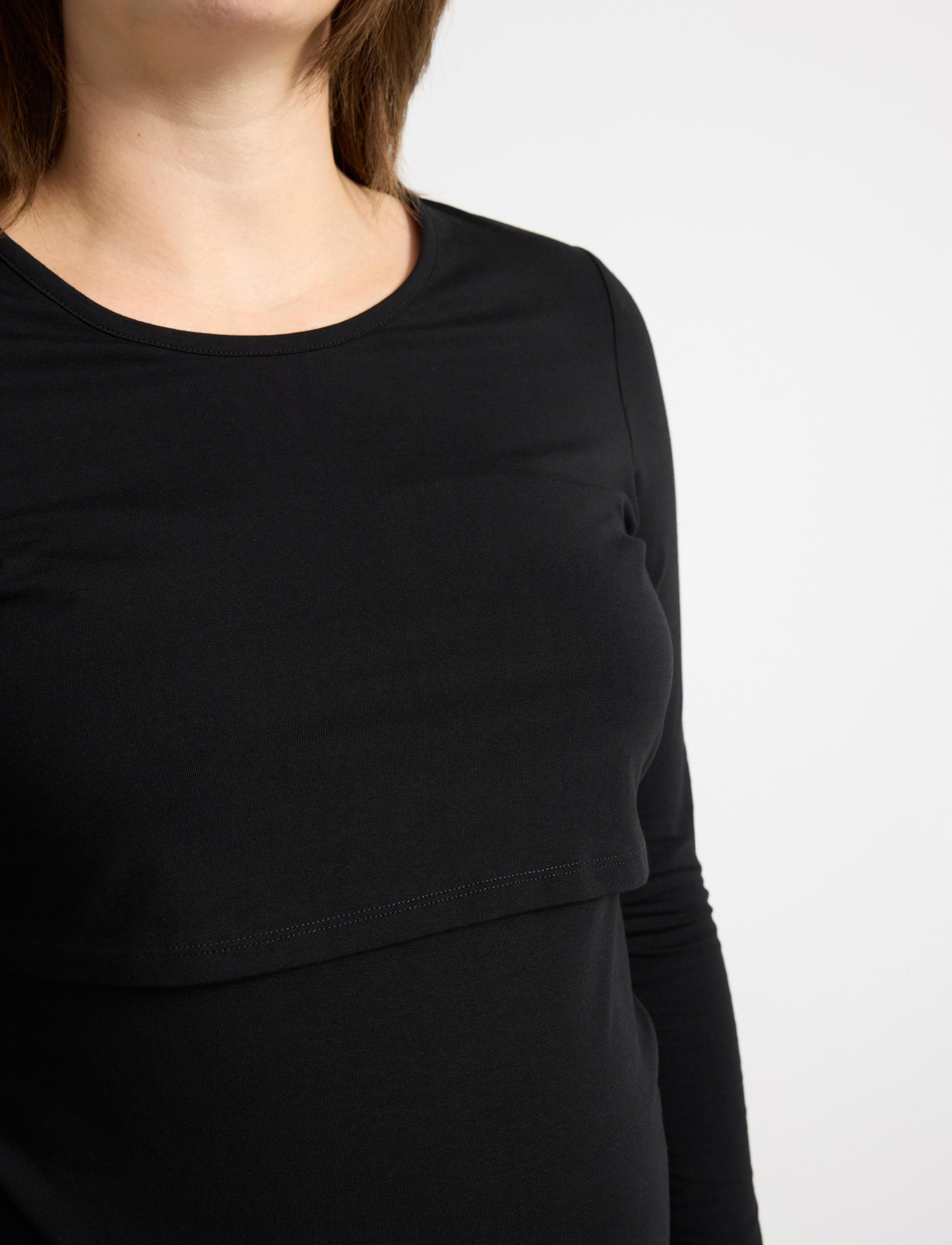 Lindex - Top MOM Vera New Nursing - overdele - black - 5
