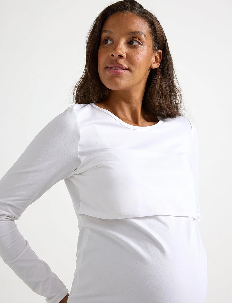 Lindex - Top MOM Vera New Nursing - alussärgid - white - 5