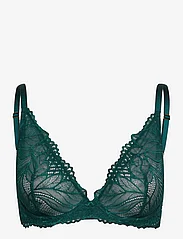 Lindex - Bra Wire Jasmine lace - laagste prijzen - dark dusty turquoise - 0