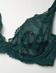Lindex - Bra Wire Jasmine lace - mažiausios kainos - dark dusty turquoise - 6