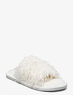 Indoor slippers feather - LIGHT WHITE
