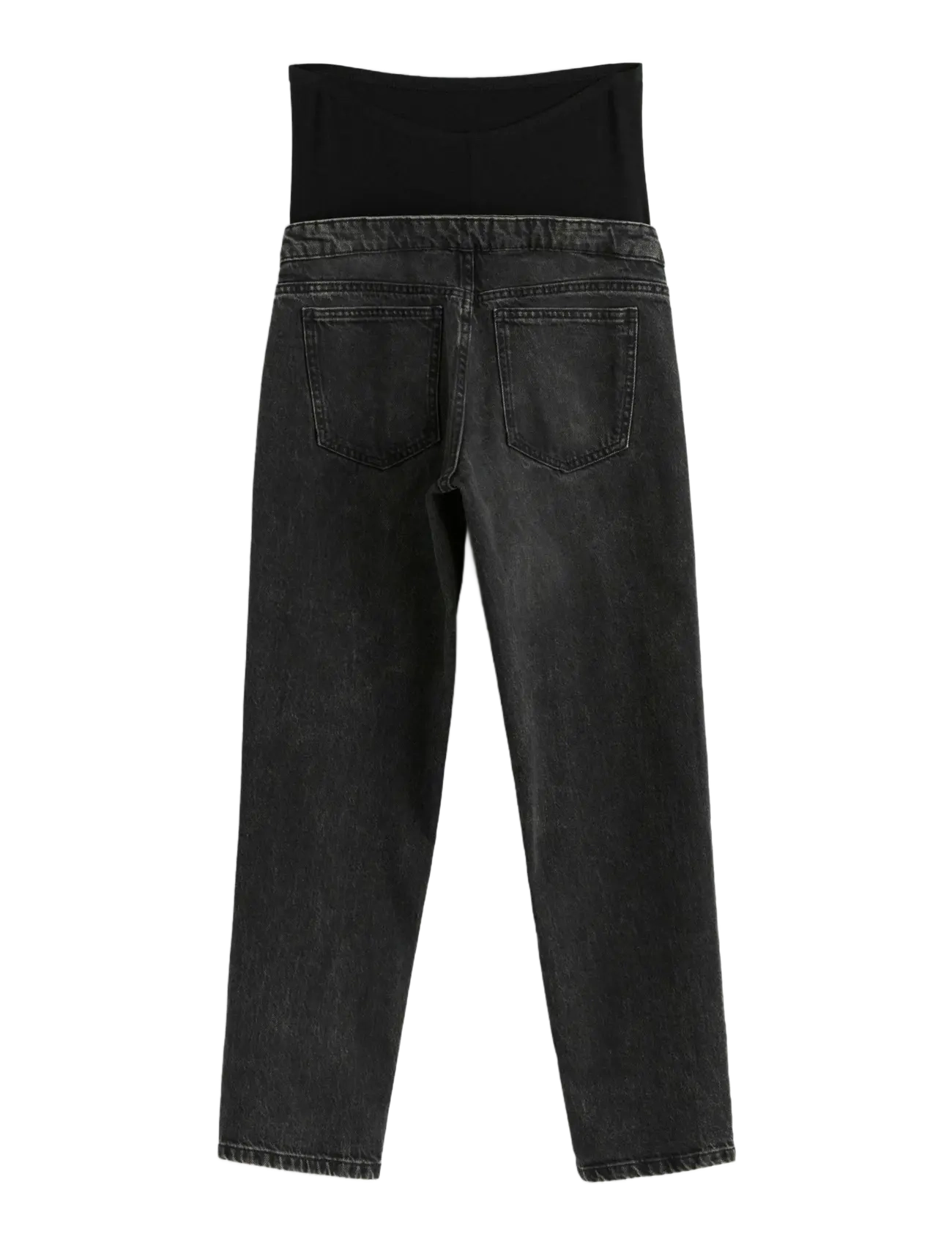 Lindex - MOM STRAIGHT Nea cropped maternity jeans - hosen - black - 2
