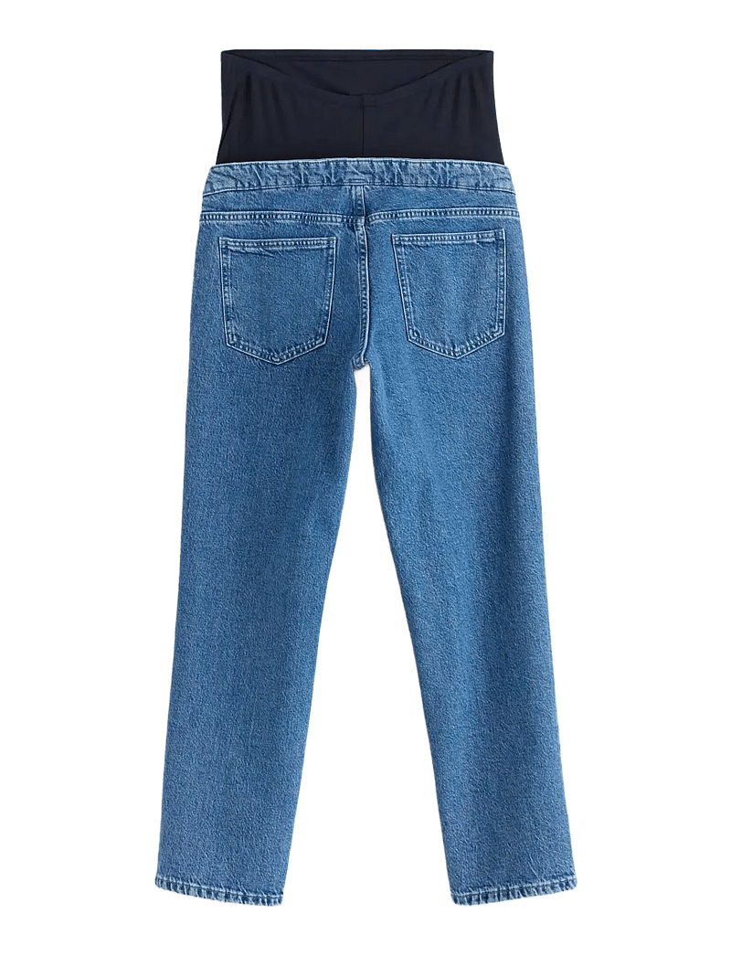 Lindex - Trousers denim MOM Nea retro b - bottoms - light denim - 2