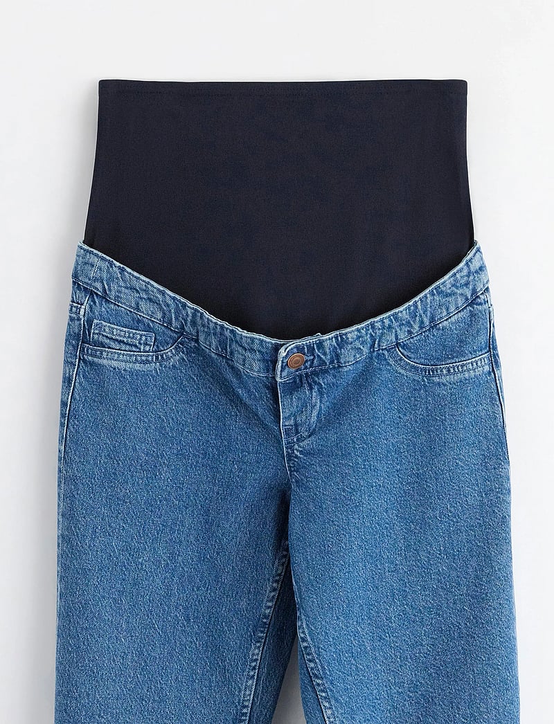 Lindex - Trousers denim MOM Nea retro b - bottoms - light denim - 5