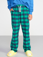 Lindex - Pajama trousers checked flanne - mažiausios kainos - dark blue - 2