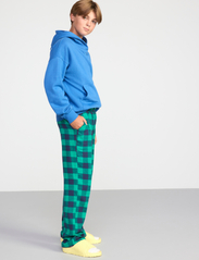 Lindex - Pajama trousers checked flanne - mažiausios kainos - dark blue - 4