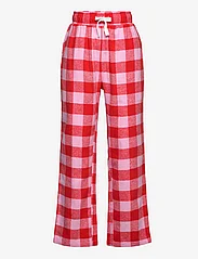 Lindex - Pajama trousers checked flanne - mažiausios kainos - light pink - 0