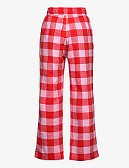 Lindex - Pajama trousers checked flanne - mažiausios kainos - light pink - 1