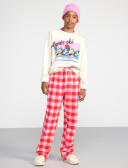 Lindex - Pajama trousers checked flanne - mažiausios kainos - light pink - 3