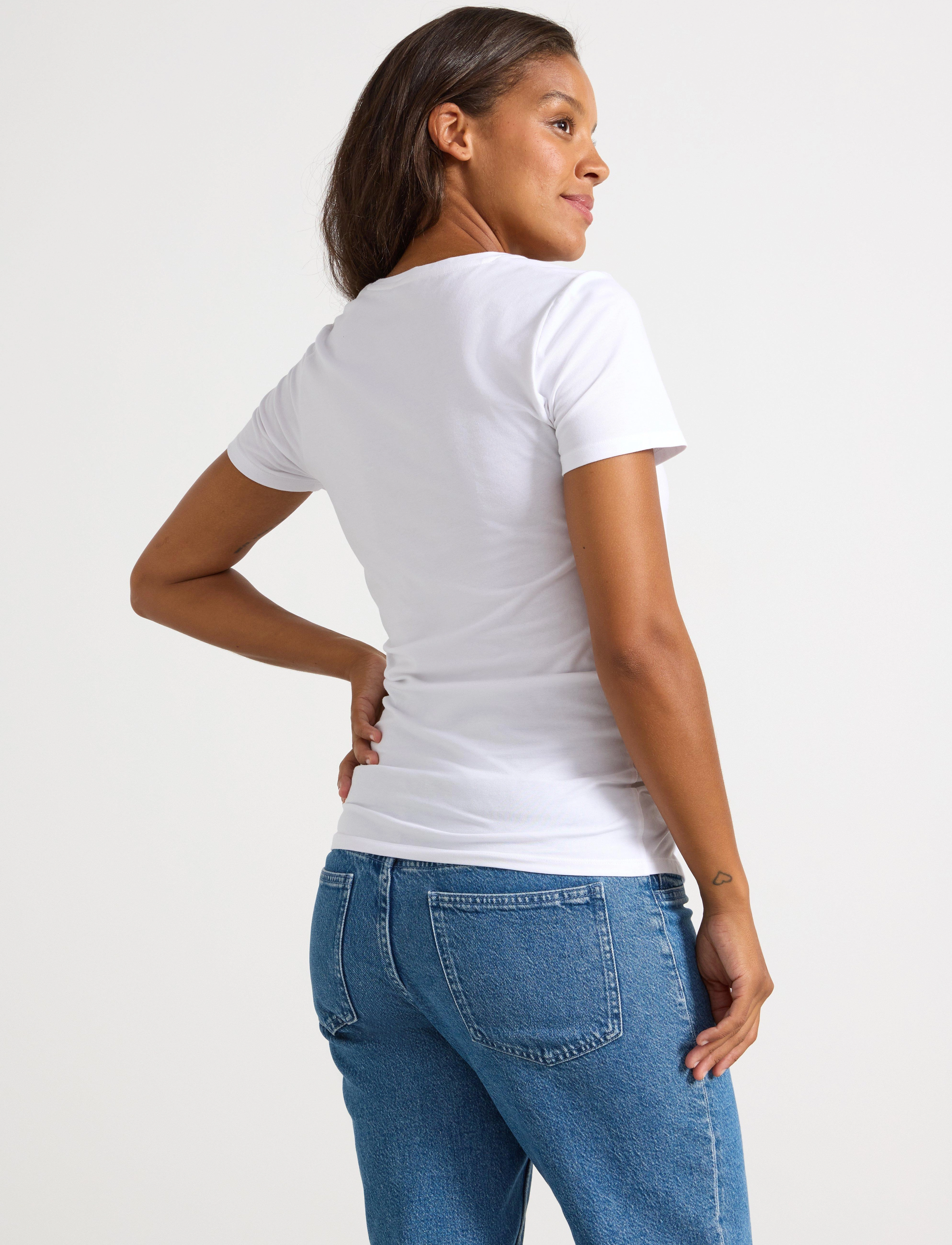 Lindex - Top MOM Vega - overdele - white - 4