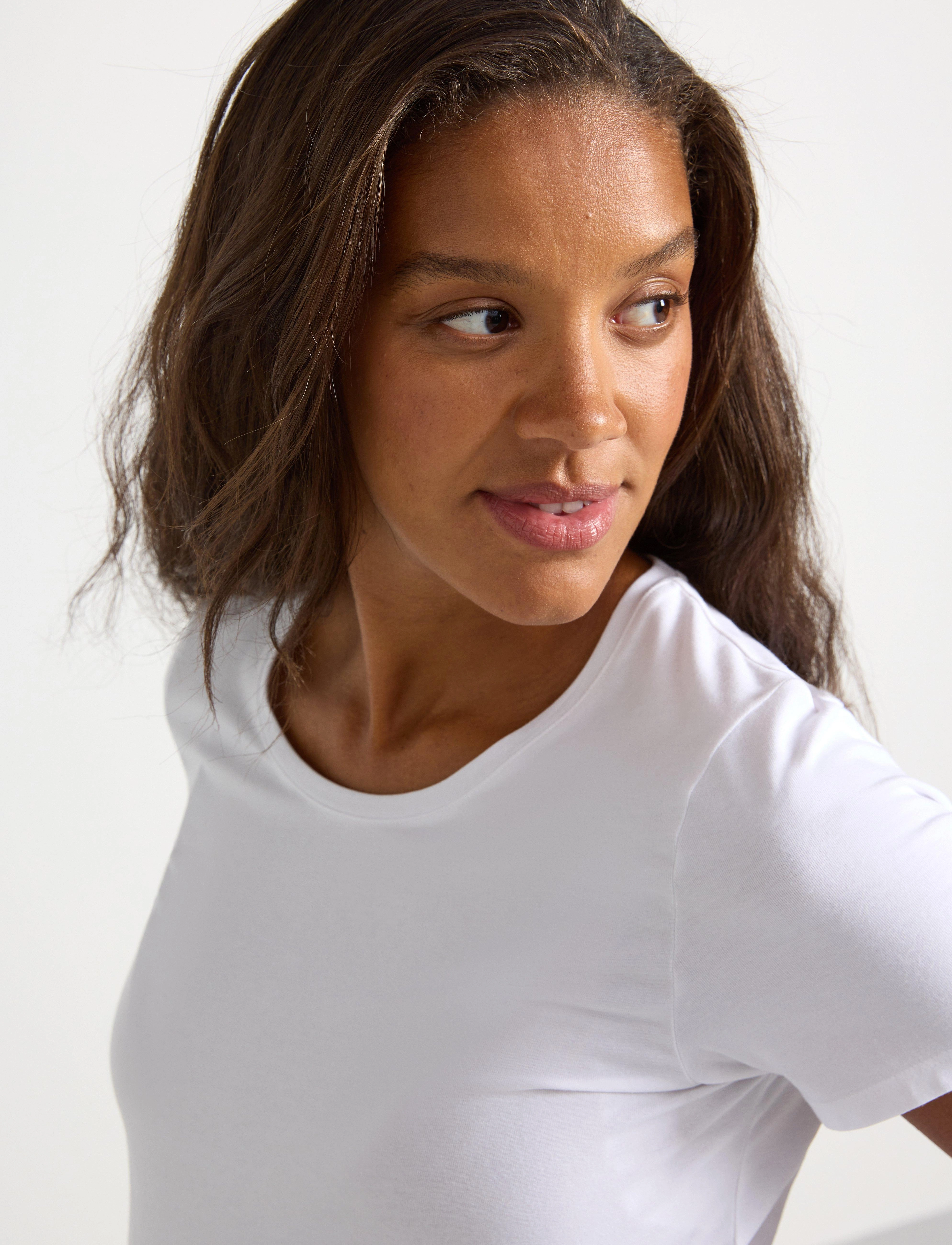 Lindex - Top MOM Vega - overdele - white - 5