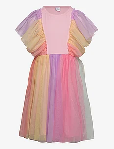 Dress mesh rainbow, Lindex