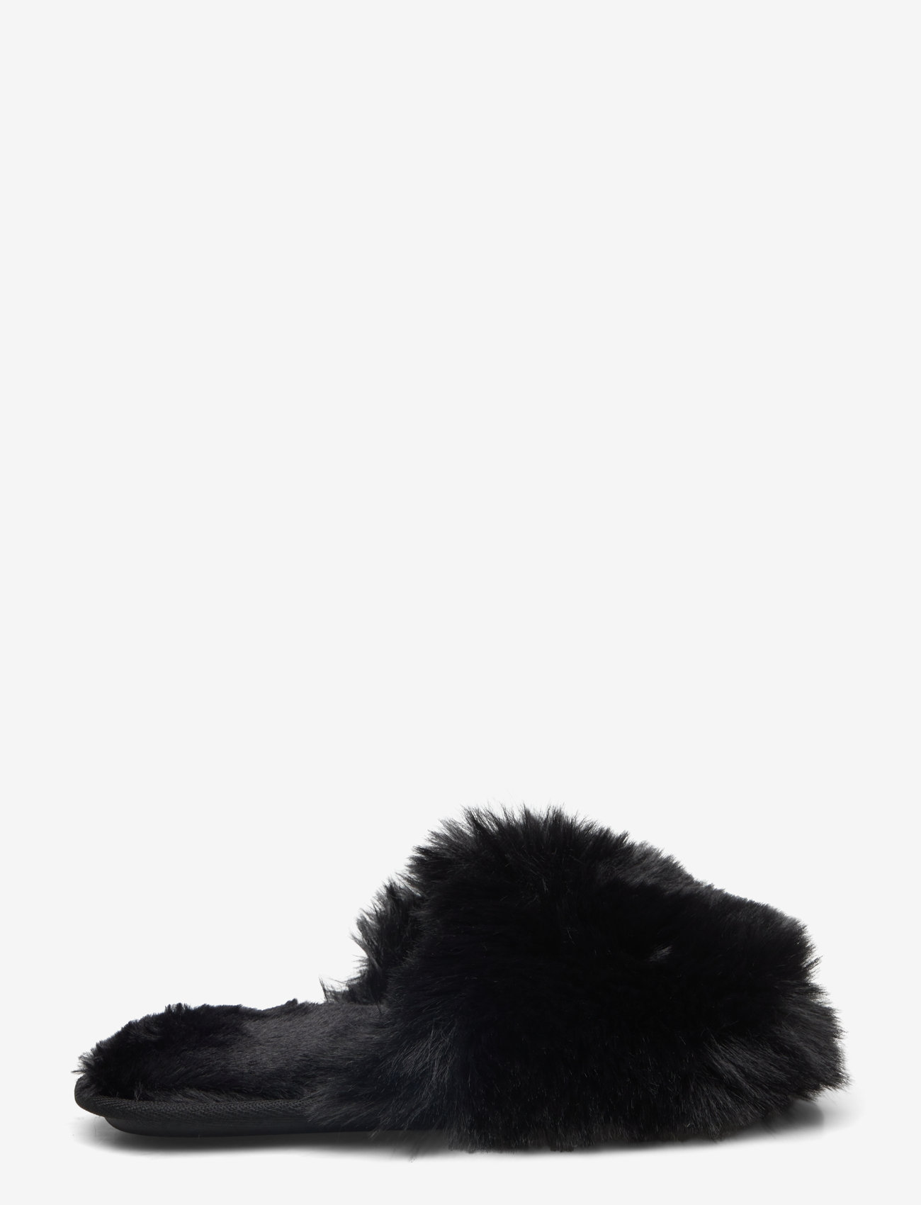 Lindex - Indoor Slipper super fluffy - modetrends - black - 1
