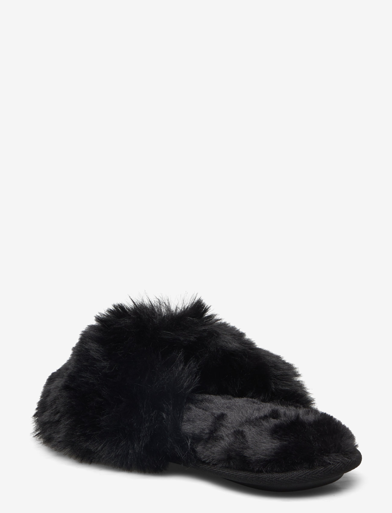 Lindex - Indoor Slipper super fluffy - modetrends - black - 2